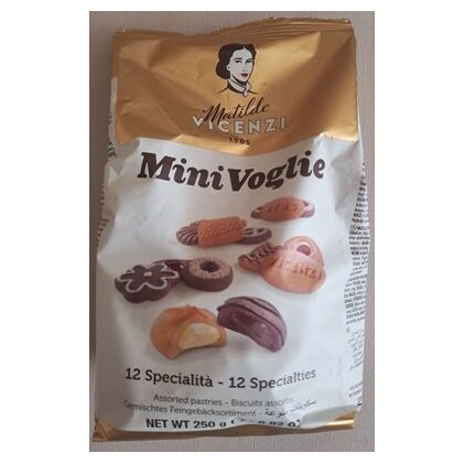 Vicenzi assorted biscuits Mini Voglie, 250 g
