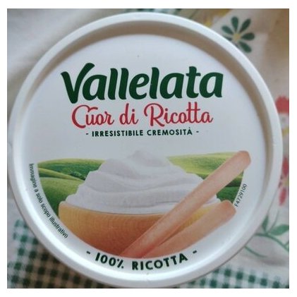 Vallelata рикотта Cuor di Ricotta, 230 г