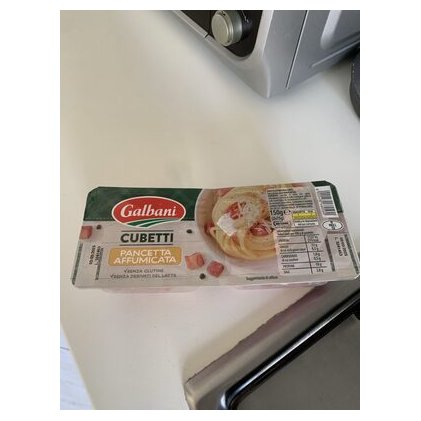 Galbani панчетта копченая кубиками, 2х75 г