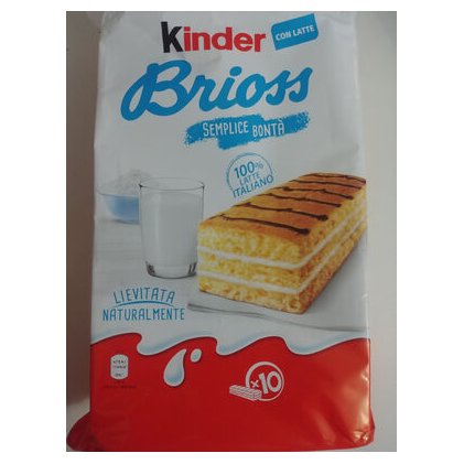 Kinder бисквитные пирожные Brioss, 10 шт.