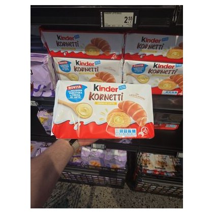 Kinder круассаны с молочным кремом, 270 г