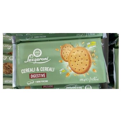 Lazzaroni печенье Digestive Cereali & Cereali, 275 г