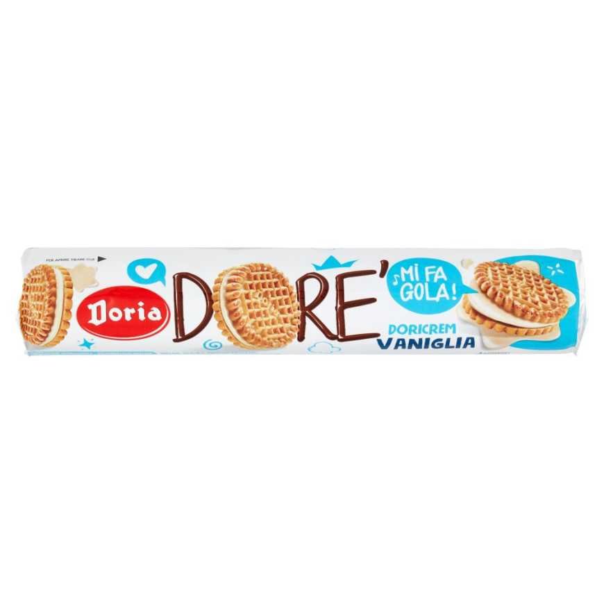 Doria Ванильное печенье Dorè в тубусе, 150 г