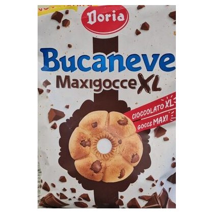 Doria Bucaneve Maxi Gocce XL печенье с крупными шоколадными каплями, 300 г