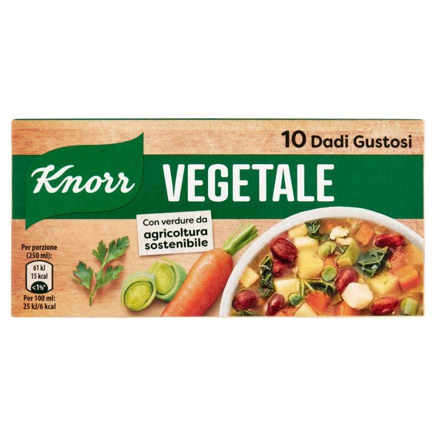 Knorr Бульонный кубик овощной, 10 шт.