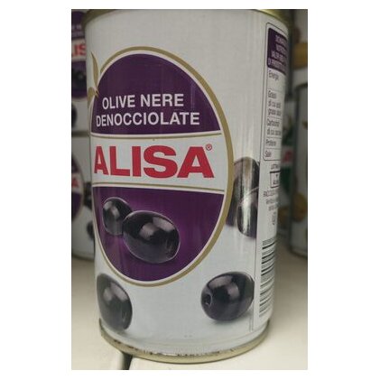 Alisa pitted black olives, 280 g