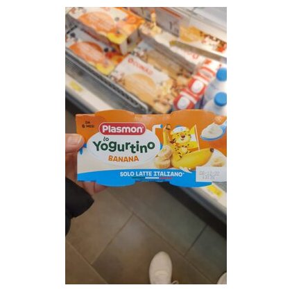 Plasmon детский йогурт со вкусом банана, 2х100 г