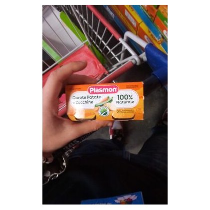 Plasmon Bio овощное пюре морковь, картофель, цукини, 2х80 г