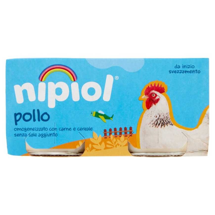 Nipiol гомогенизированное пюре из мяса цыпленок, 2 × 80 г