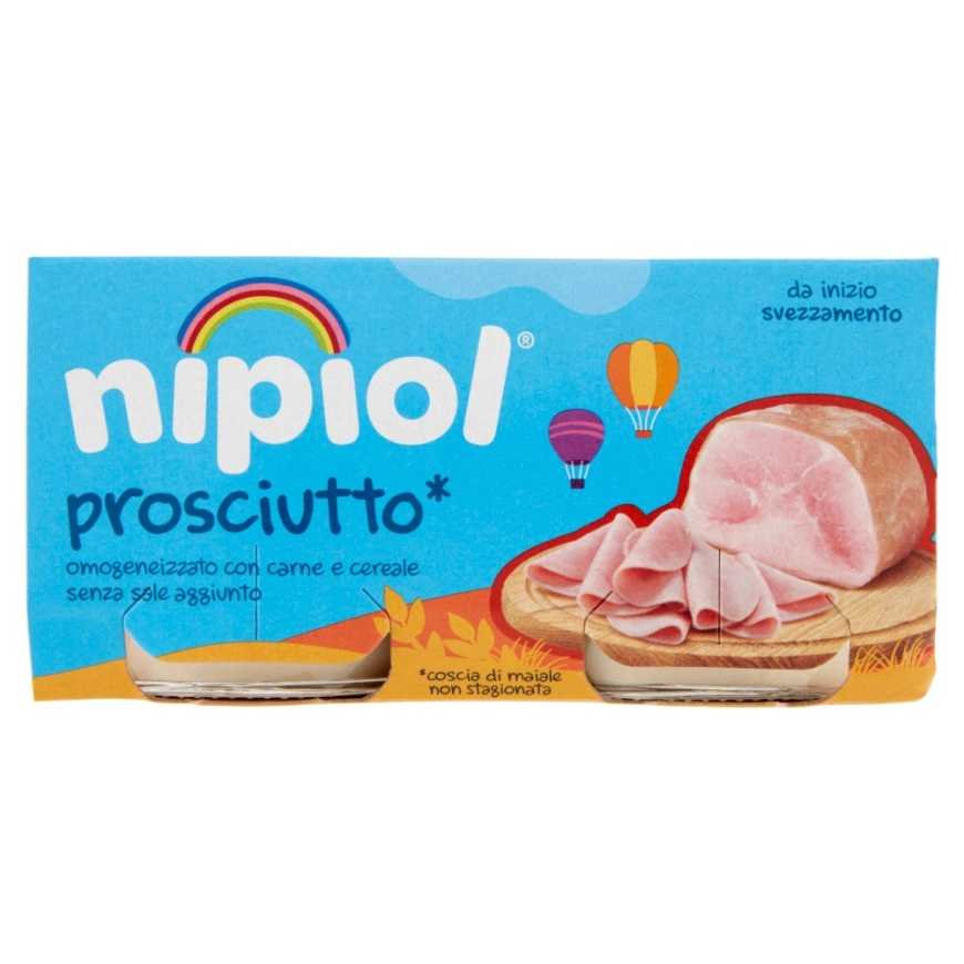 Nipiol гомогенизированное пюре из мяса ветчина, 2 × 80 г