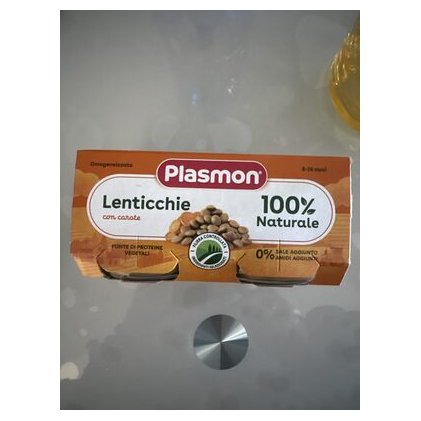 Plasmon пюре из бобовых чечевица, 2х80 г