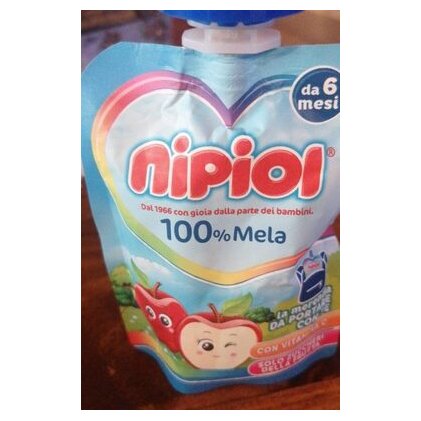 Nipiol Spremi e Gusta фруктовое пюре яблоко пауч, 85 г