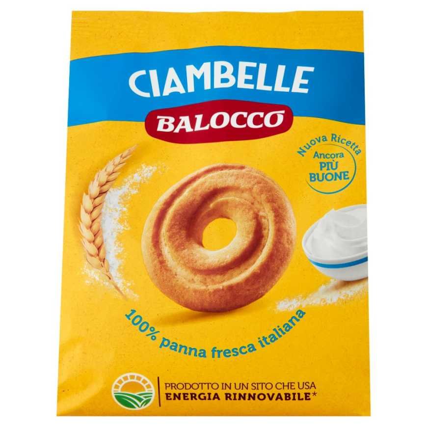 Balocco печенье Ciambelle с со свежими итальянскими сливками, 700 г