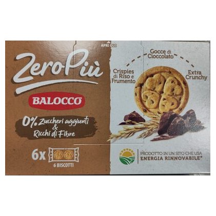 Balocco Zeropiù печенье с шоколадными каплями, 230 г