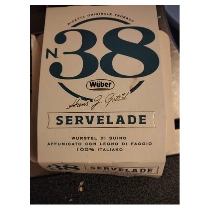 Wüber сосиски Servelade N. 38, 240 г