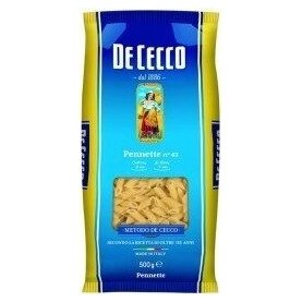 De Cecco pennette pasta, 500 g