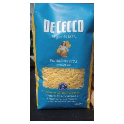 De Cecco макароны пунталетте № 73, 500 г