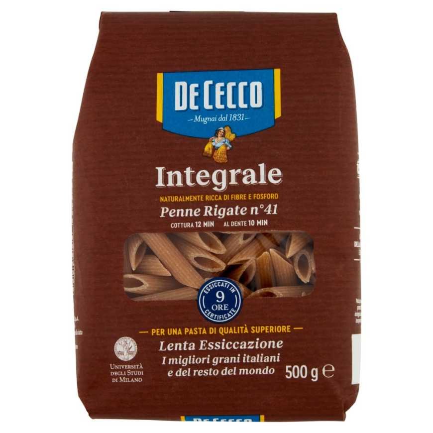 De Cecco Integrale penne rigate n°41, 500 g