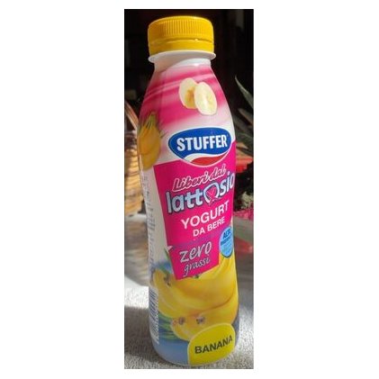 Stuffer питьевой йогурт без лактозы банан и яблоко, 500 г