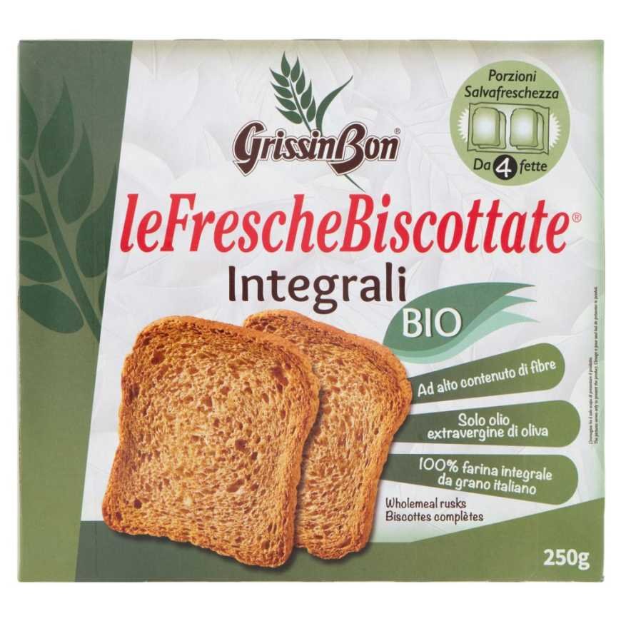 GrissinBon органические цельнозерновые хрустящие хлебцы, 250 г