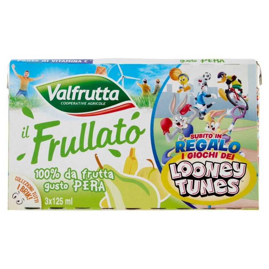 Valfrutta Грушевый смузи 100%, 3 × 125 мл