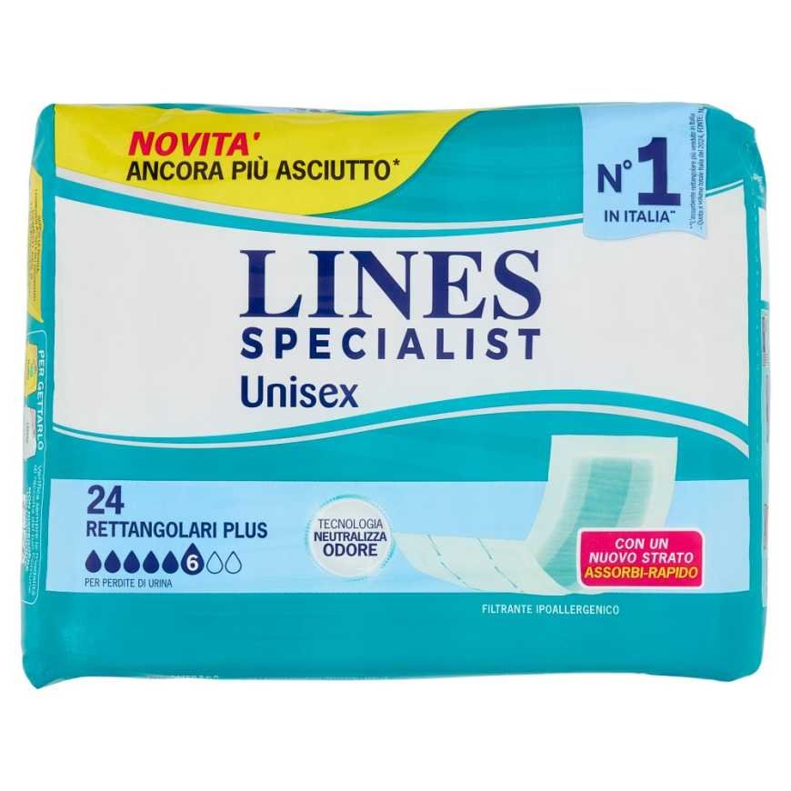 Lines Specialist прямоугольные впитывающие прокладки Plus, 22 шт