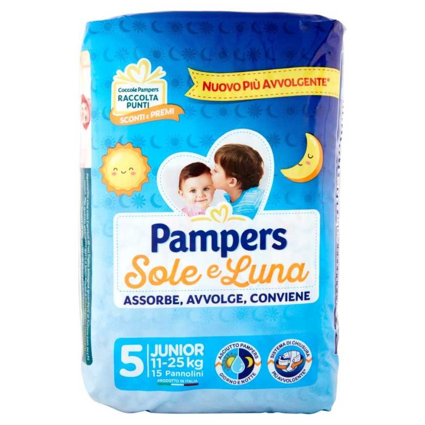 Pampers Sole e Luna Junior размер 5, 11–25 кг