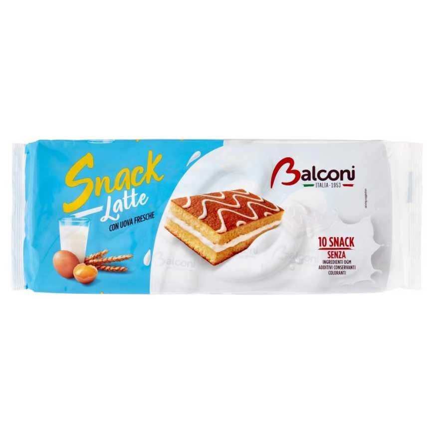 Balconi Снек с молочным кремом, 280 г, 10 шт.