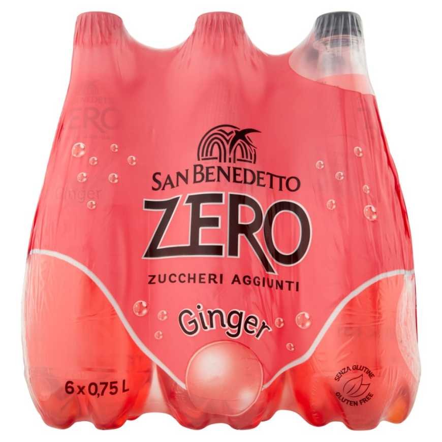 San Benedetto Zero имбирный напиток без сахара, 0,75 л