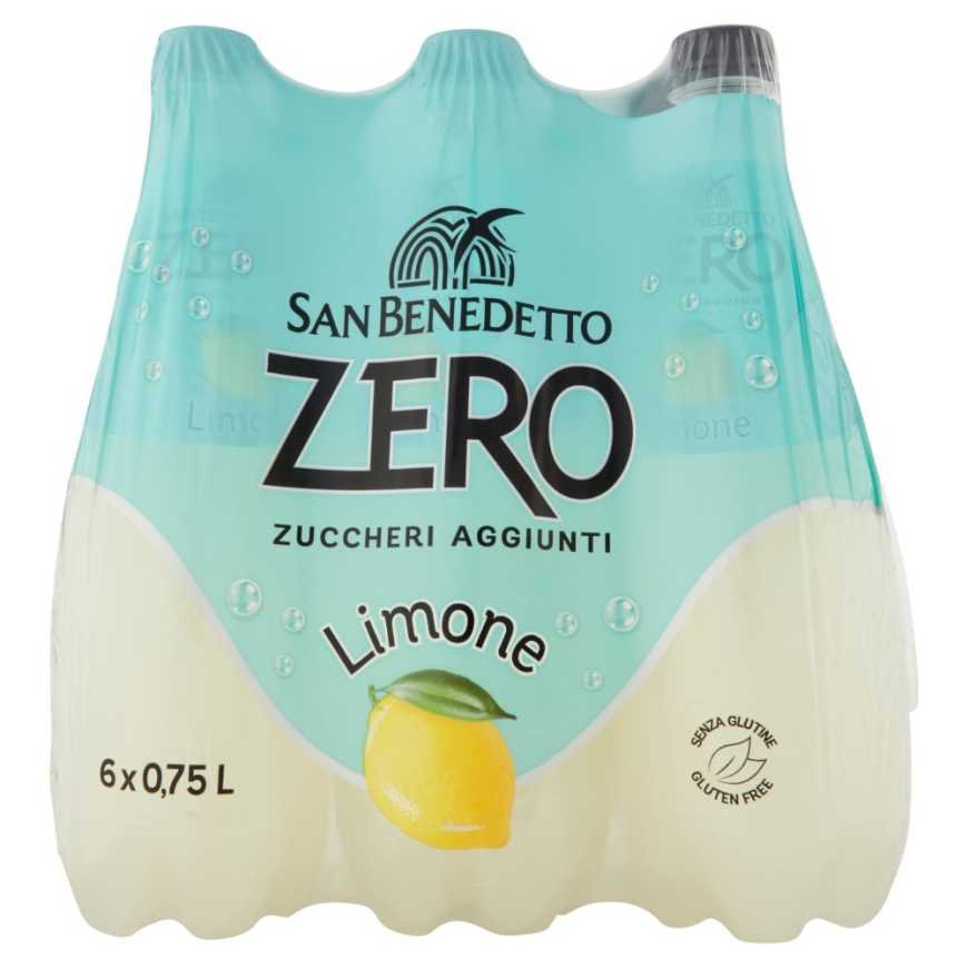 San Benedetto Zero лимонный напиток без сахара, 0,75 л