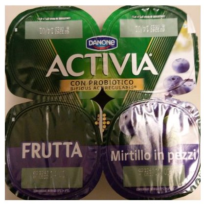 Activia Danone йогурт черника, 4х125 г