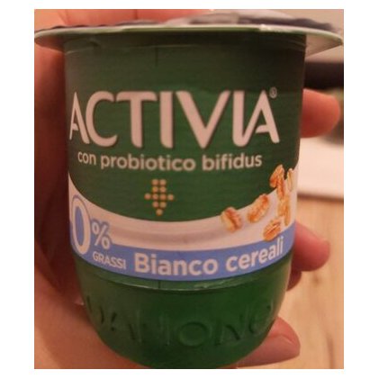 Activia Danone йогурт с злаками 0% жирности, 4х125 г