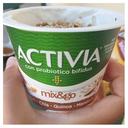 Activia йогурт Mix&Go с мюсли, миндалём и чиа, 170 г