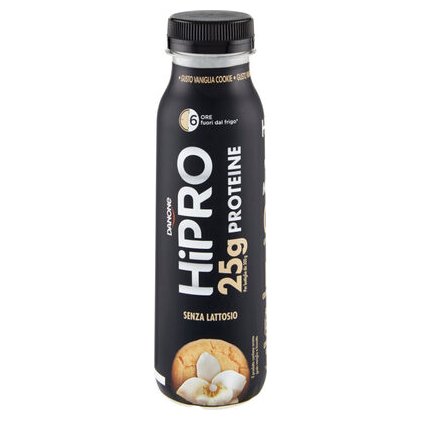 Danone HiPRO protein yogurt vanilla and cookie, 300 g