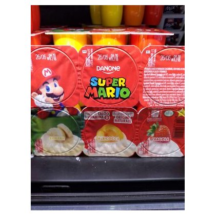 Danone Super Mario йогурт ассорти, 50 г