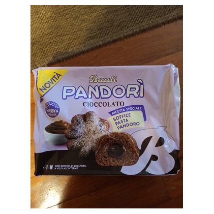 Bauli мини-пандоро с шоколадным кремом Pandorì, 178 г