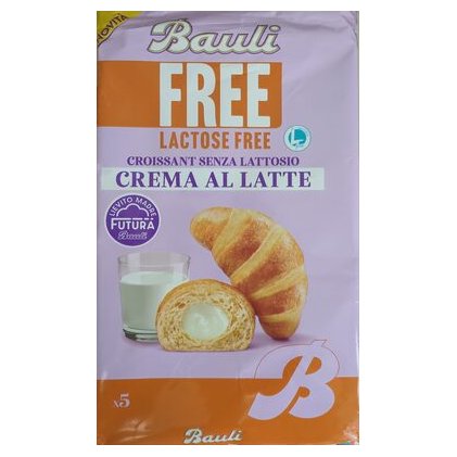 Bauli круассаны без лактозы с молочной начинкой Free, 225 г