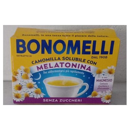 Bonomelli растворимый ромашковый чай с мелатонином, 16 пакетиков