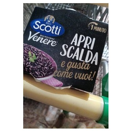 Scotti черный рис Venere Apri Scalda & Gusta, 200 г