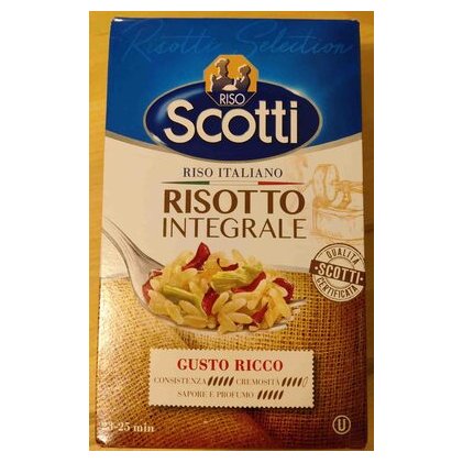 Riso Scotti цельнозерновой рис для ризотто, 1 кг