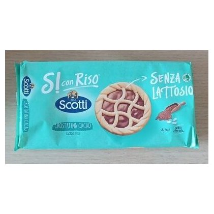 Riso Scotti песочные тарталетки с какао, 4х36 г