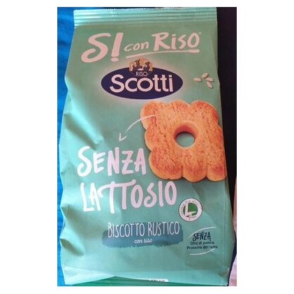 Scotti печенье Rustico деревенское без лактозы, 350 г