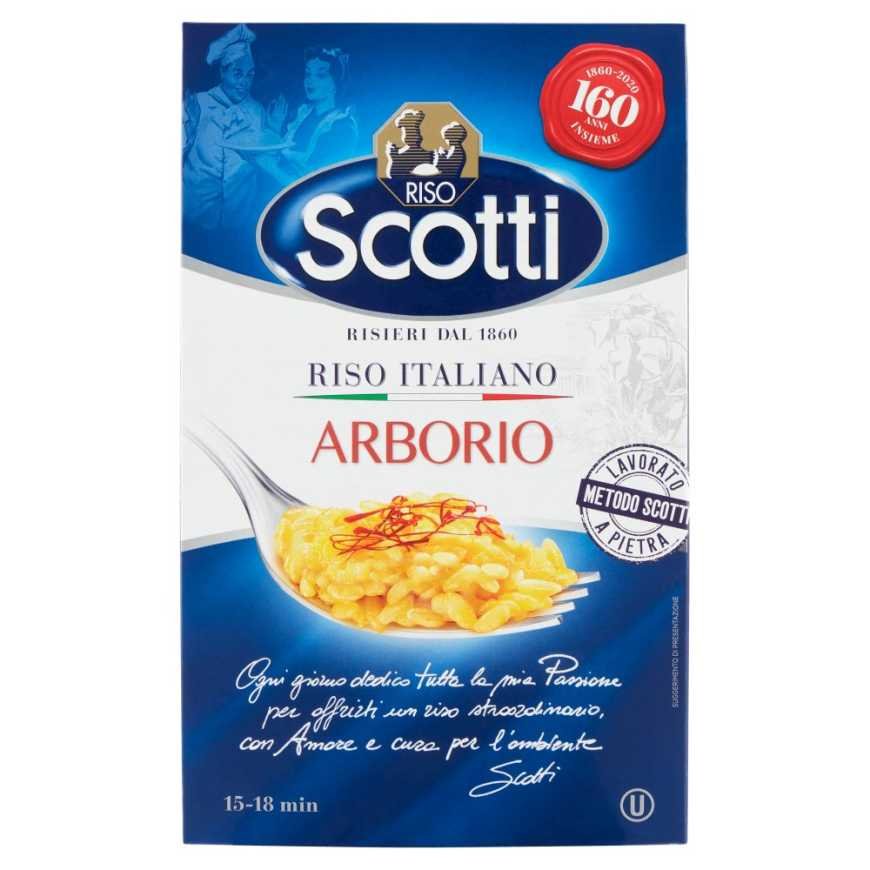 Riso Scotti Рис Арборио в пачке, 1 кг