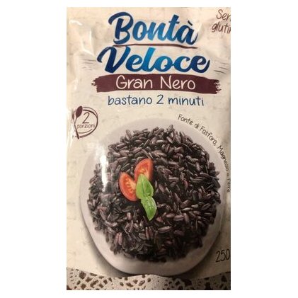 Riso Scotti быстрый черный рис Gran Nero Rapid, 250 г