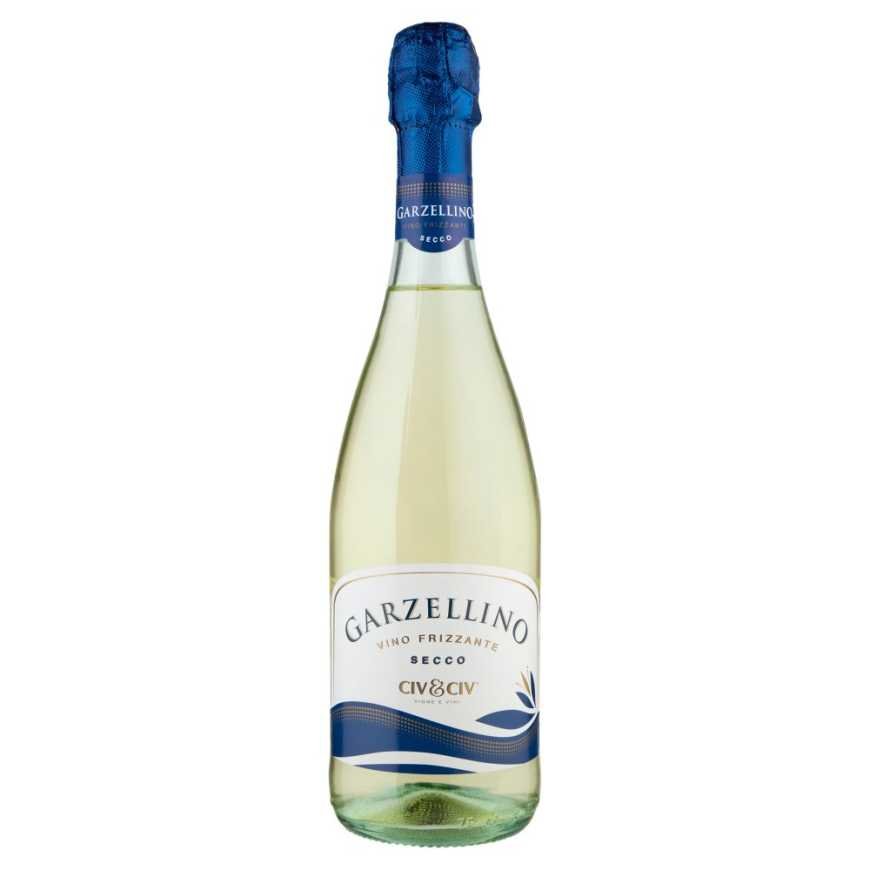 Garzellino Bianco Frizzante Secco Emilia IGT белое сухое игристое вино, 0,75 л