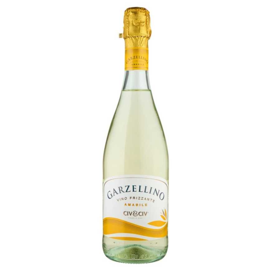 Garzellino Bianco Frizzante Amabile Emilia IGT белое полусладкое игристое вино, 0,75 л