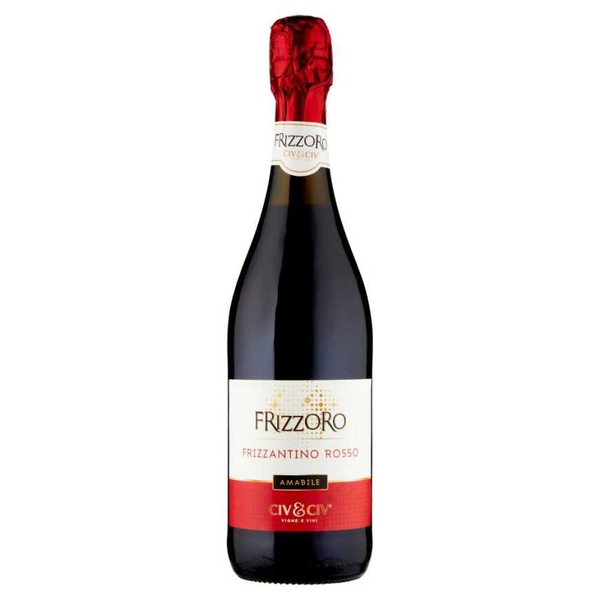 Frizzoro Frizzantino Rosso Amabile Emilia IGT красное полусладкое игристое вино, 0,75 л