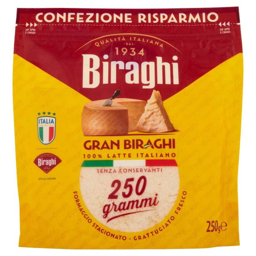 Biraghi Гран Бираги тертый свежий, 250 г