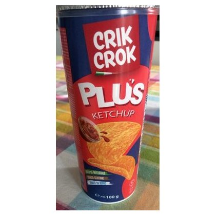 Crik Crok Plus снеки со вкусом кетчупа, 100 г