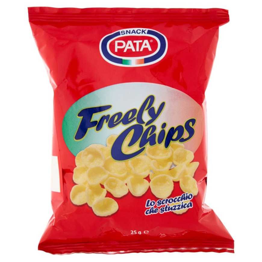 Pata Картофельные чипсы Freely Chips мультипак, 6 × 25 г